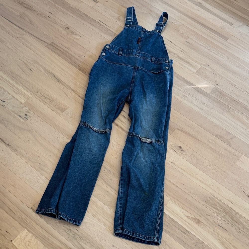 Cottagecore-Distressed Patchwork Knee-Denim Jean … - image 1